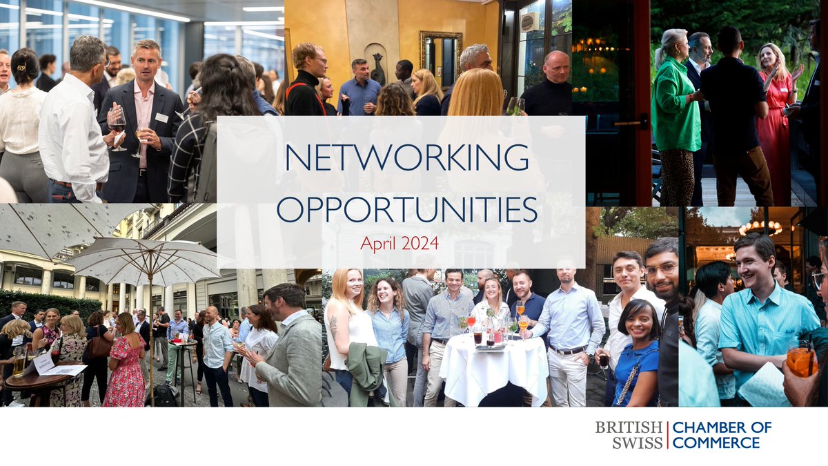 📢 Join us all over Switzerland for some thrilling network opportunities in the coming weeks! See our full events programme here: bit.ly/3YP97qv