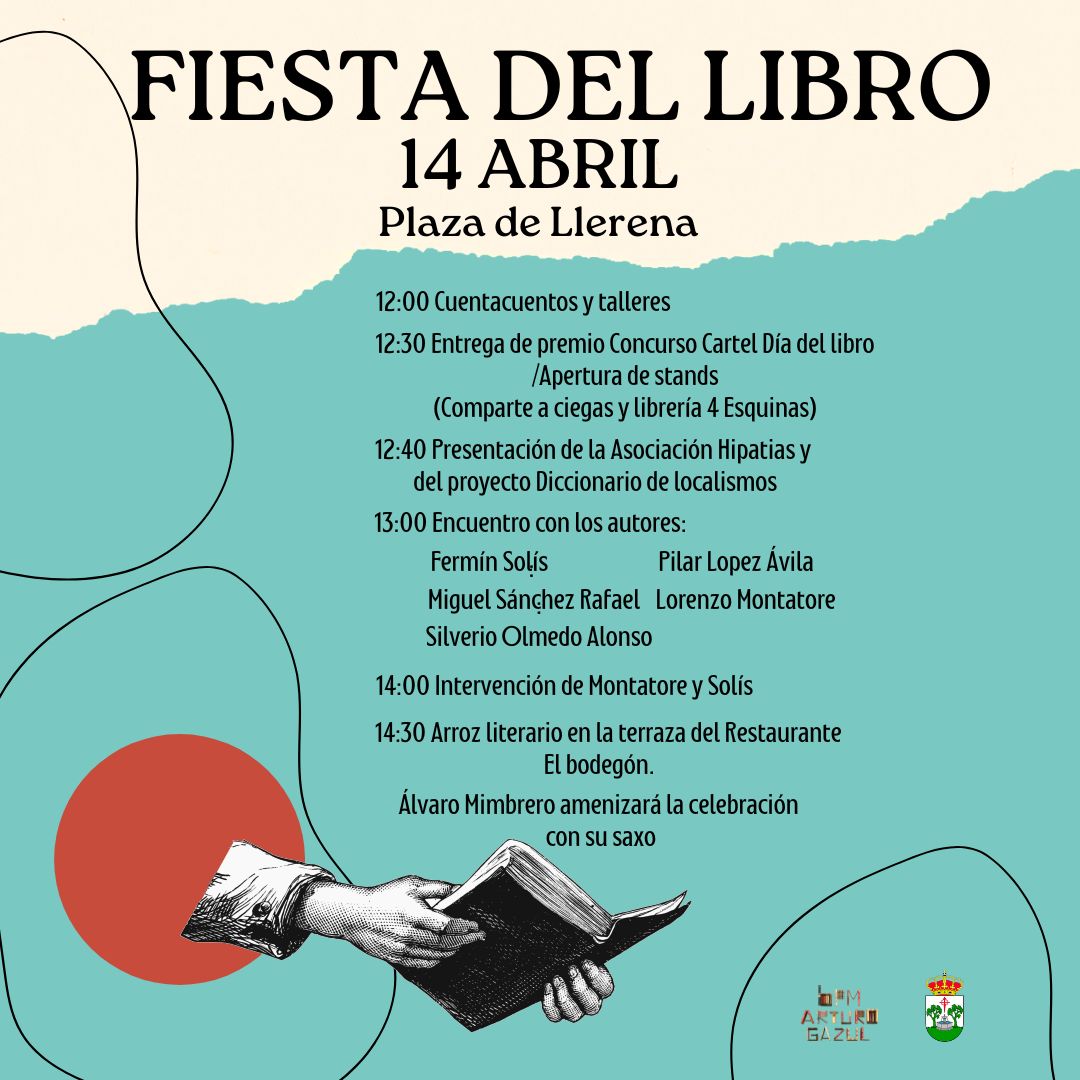 ¡¡Que llega la Fiesta del libro!!Estáis todos invitados.
#bibliotecadellerena
#bibliotecaarturogazul
#fiestadellibro
#diadellibro2024