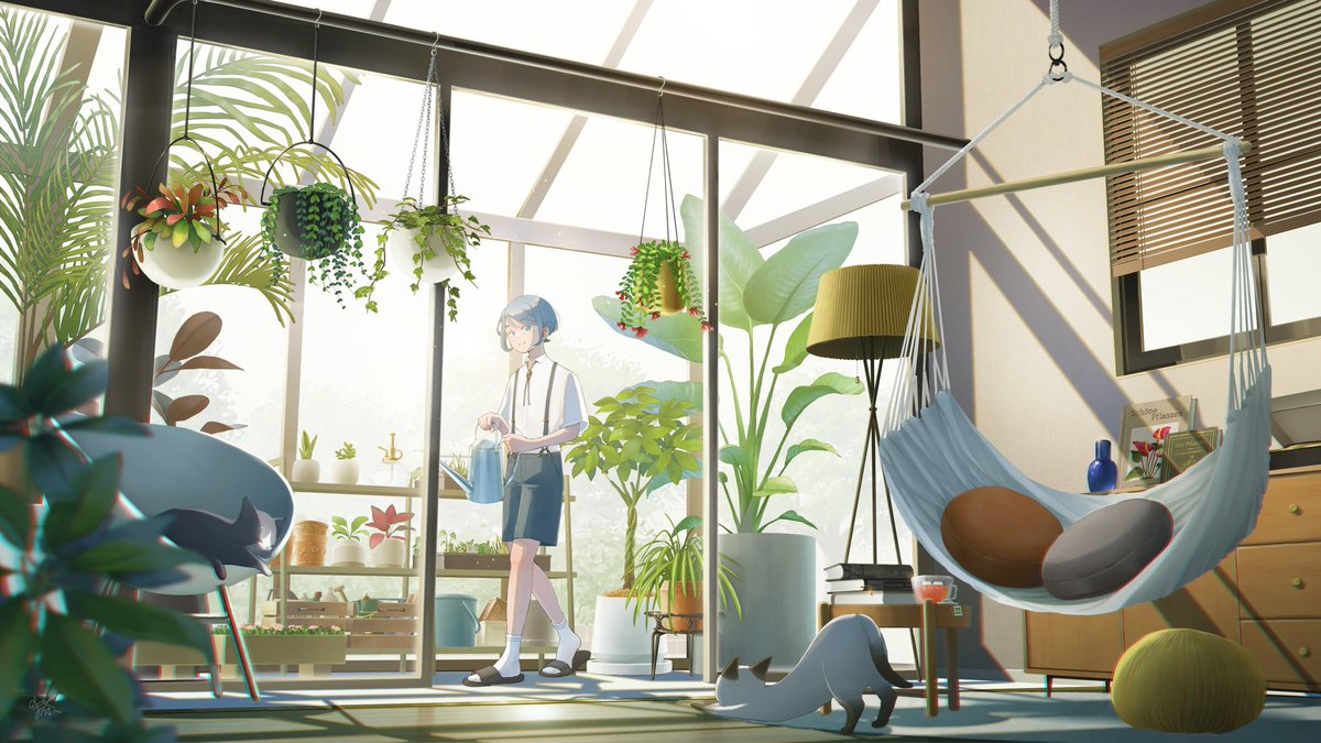 『sunroom』

--------
自宅をこんな感じにしたい🪴
SOLSO FARMっていう植物園のようなファームマーケットがあるから、そのうち行く🪴