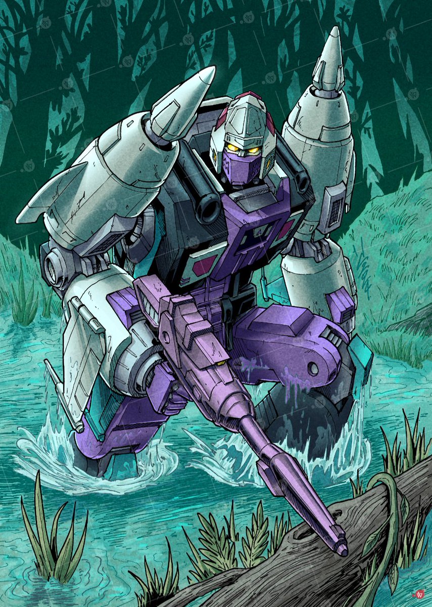 🧵🎨 THREAD OF FINISHED 2024 ©ØMM¡$$¡ØNS 🎨🧵 01) G1 Transformers Snapdragon - Traditional inks & digital colours.