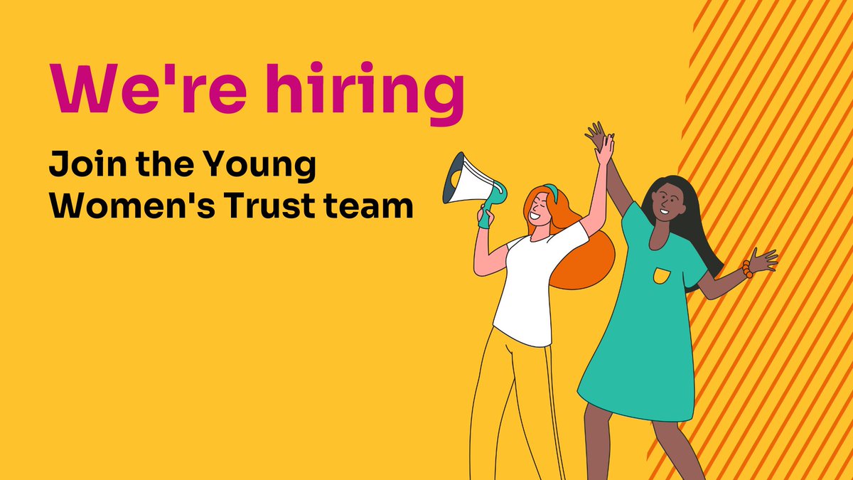 3 new roles at Young Women’s Trust 🚨 ➡️ Senior Data and Insight Officer ➡️ Fundraising Administrator ➡️ Administrator (Services) Closing date: Monday 15 April, 9am. How to apply: youngwomenstrust.org/about/join-our…