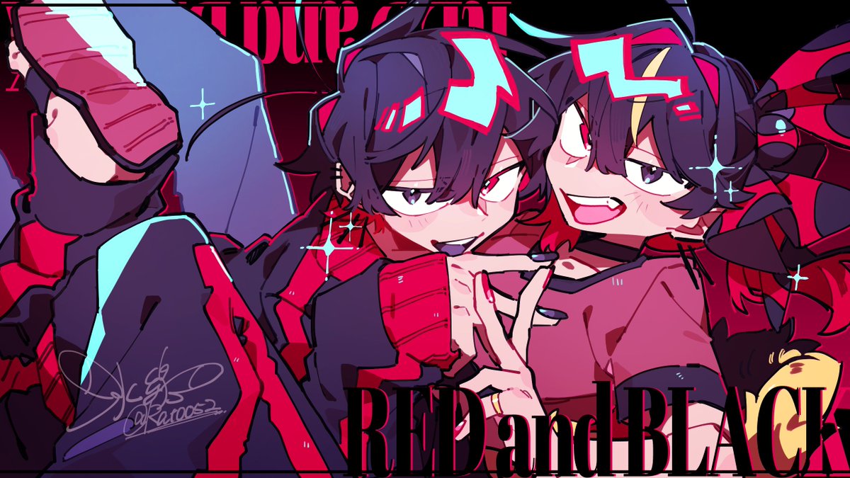 Post by 水綿🍬 on X: ❤️🖤