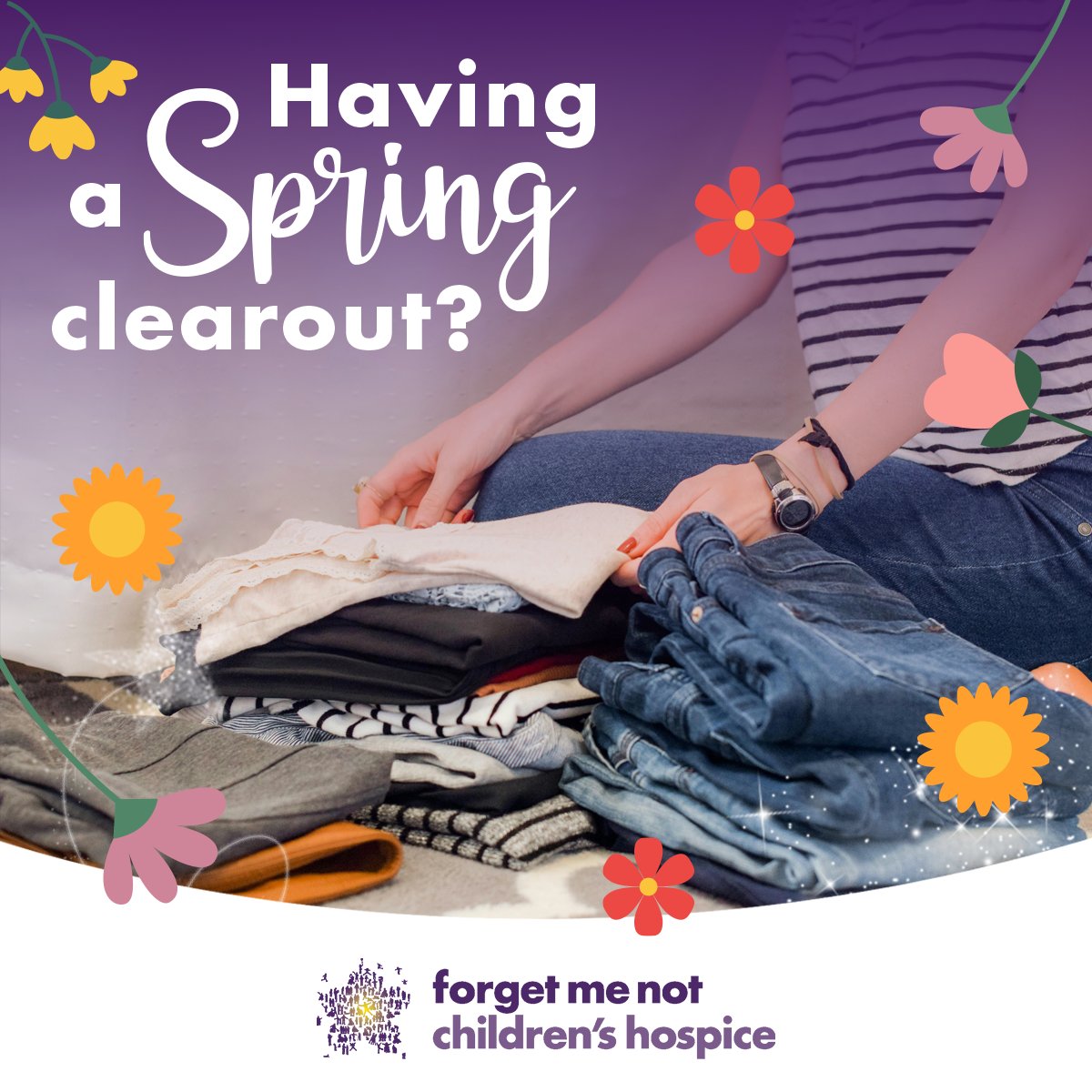 Having a spring clearout? We are in need of donations to our shops, so we can turn your unwanted items into much needed funds for our children’s hospice. Find your local branch here and drop them in! forgetmenotchild.co.uk/our-shops/stor…
