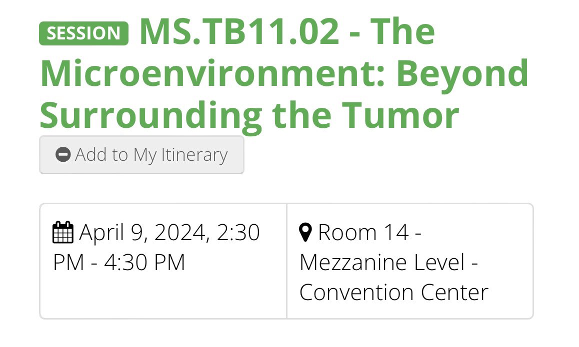 Jennifer Bailey-Lundberg (@ductalvsacinar) on Twitter photo 🔬Ready to delve deep into the #TumorMicroenvironment <a href="/AACR/">AACR</a>? Join @LabMcgaha and me as we co-chair the symposium “The Microenvironment: Beyond Surrounding the Tumor.”
Featuring talks by <a href="/ChetritNir/">Nir Ben Chetrit</a> <a href="/danielzabransky/">Daniel Zabransky</a> <a href="/neilqtay/">Neil Tay</a> <a href="/GauriMirji/">Gauri Mirji</a> Jun Li, Ruiyuan Xu, & Xiaoyu Yuan #AACR24 🔬Ready to delve deep into the #TumorMicroenvironment <a href="/AACR/">AACR</a>? Join @LabMcgaha and me as we co-chair the symposium “The Microenvironment: Beyond Surrounding the Tumor.”
Featuring talks by <a href="/ChetritNir/">Nir Ben Chetrit</a> <a href="/danielzabransky/">Daniel Zabransky</a> <a href="/neilqtay/">Neil Tay</a> <a href="/GauriMirji/">Gauri Mirji</a> Jun Li, Ruiyuan Xu, & Xiaoyu Yuan #AACR24
