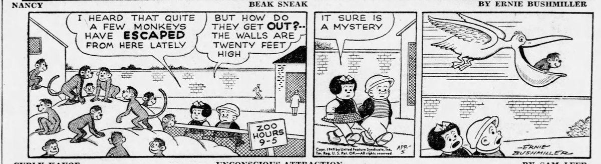 NancyBy Ernie Bushmiller, April 5,1949