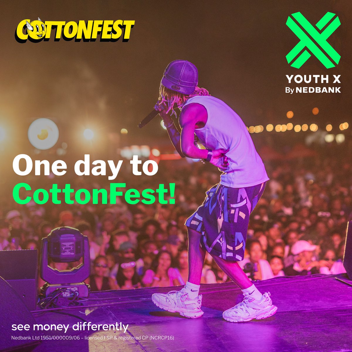 One day before sidlukotini! 🤩 We can’t wait to see all you cotton eaters at @CottonFestJHB. #UnlockYourX