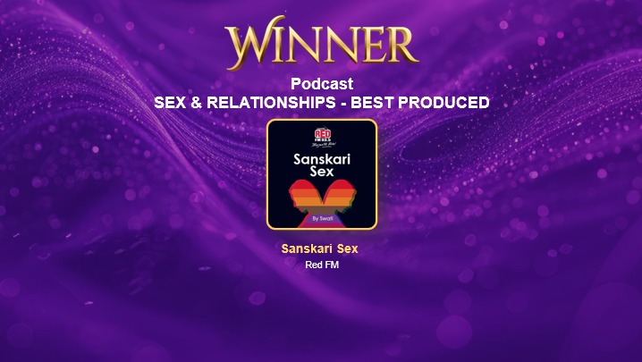 We are Happy to announce Sex & Relationships - Best Produced Award to Sanskari Sex by @RedFMIndia at #IASA2024 Industry Partner: Aural Arts
