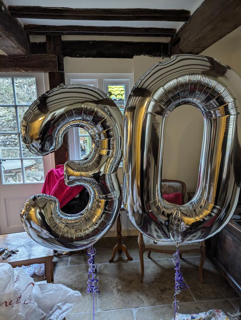 Today is my 30th birthday.

To help me celebrate, please share pictures of your good dogs and their best personality quirk (cats and other animals are welcome too).