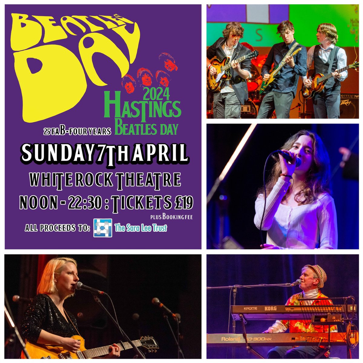🎶 The countdown is on to Beatles Day - only 2 DAYS to go!!!

Over 80 incredible acts will perform songs from across the entire Beatles collection at <a href="/The_White_Rock/">White Rock Theatre</a> #hastings in aid of the Trust.

whiterocktheatre.org.uk/whats-on/event…