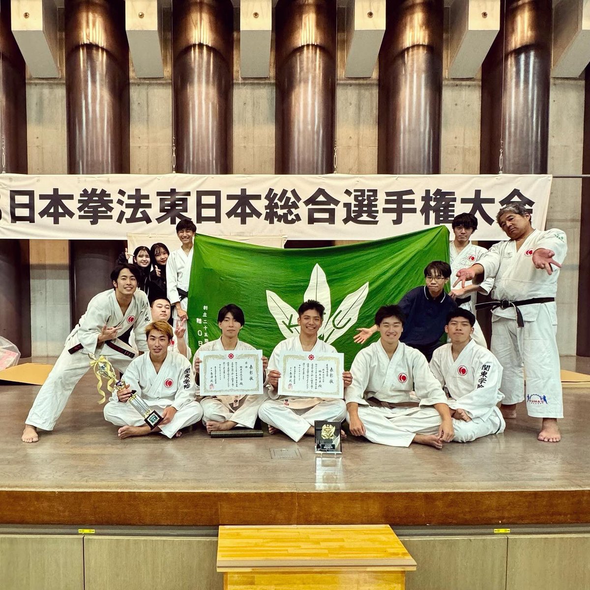 goperience's tweet photo. 昨年度は
東日本リーグ戦 第三位
東日本新人戦 優勝
個人戦でも入賞するなど結果は残しています

和気藹々と切磋琢磨して己を高めてみませんか？
練習は金沢八景キャンパス 体育館2階 武道場にて
火曜日、木曜日は18時から21時
土曜日は13時から15時
部室はクラブハウス棟203号室 https://t.co/mLdG2svHB5