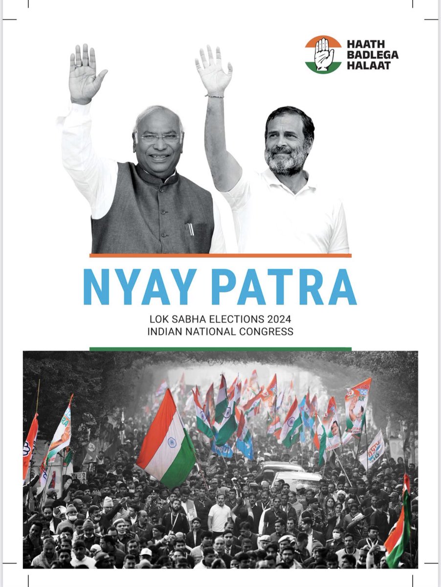 The Congress’ 2024 election manifesto is arguably one of the most progressive manifestos to come out in years. A thread of key highlights