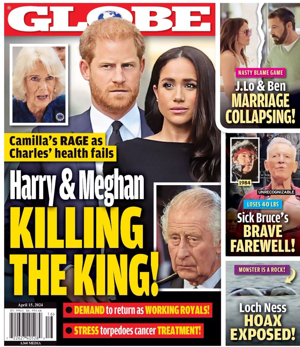 As if accelerating the death of HMQ Elizabeth II was not enough, Harry & Meghan are determined to kill King Charles.

#FuckingGrifters #HarryandMeghanAreAJoke