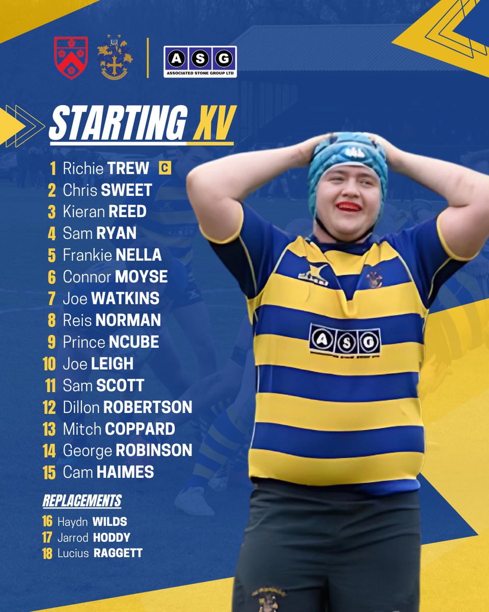 🔷 TEAM NEWS 🔶

Two changes to the @OERFCofficial line-up for tomorrow’s final league game of the season at @oldalleynians II . Full story at oldelthamiansrfc.com

#WeAreOEs #oerfc #elthamiansrfc #kentrugby #OASOES