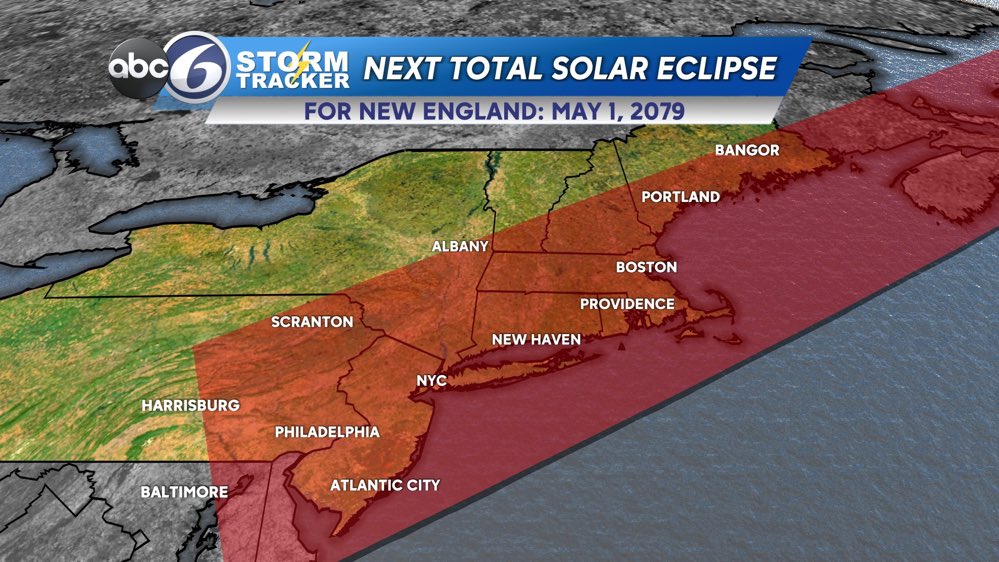 The next total solar eclipse in our area will be in 2079, and it, too, will get jammed up around Stamford on I-95