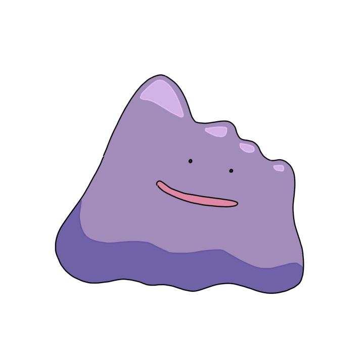 ditto solo smile open mouth simple background white background full body :d  illustration images