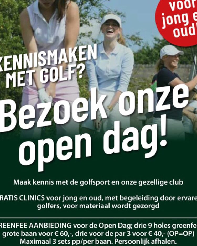 De voorbereidingen zijn in volle gang! We hopen veel mensen te mogen begroeten tijdens de Open Golfdag bij Golfclub Holthuizen op zaterdag 13 april 2024 tussen 10:00 en 15:00 uur.