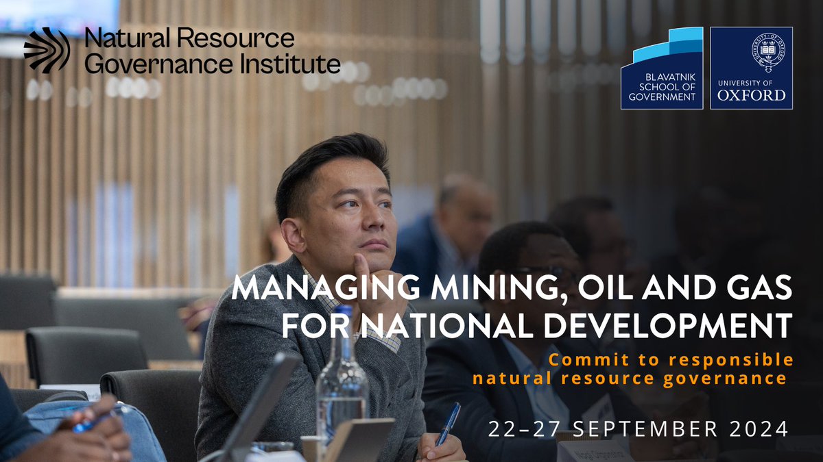 NRGInstitute's tweet photo. Êtes-vous un haut fonctionnaire ou un responsable ministériel des mines en Guinée? Le cours exécutif sur la gestion des ressources naturelles (en anglais) de NRGI &amp; @BlavatnikSchool pourrait vous intéresser. Bourses disponibles. Postulez d'ici le 23 avril: https://t.co/rKc9cXoaCh https://t.co/DjUWAc7AHk