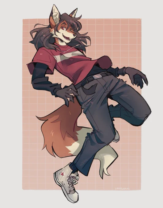 gonna be posting some old comms up! starting with an old piece for  