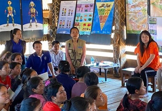 In Laos🇱🇦, the French Ambassador visited projects funded by France 🇫🇷 in the south of the country to enhance nutrition🌱 & foster climate resilience💪🏽. With cash aid💵, farming education & garden grants 🍃to uplift women, the programmes are improving food security.