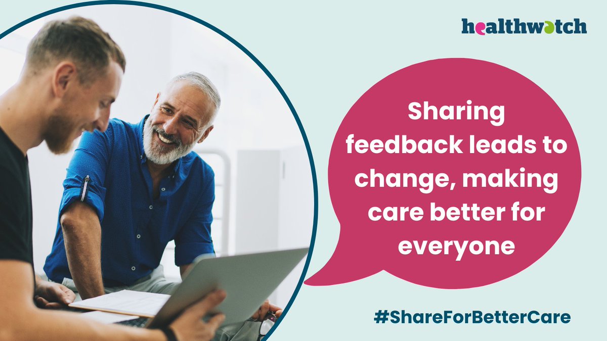 Share for better care, together we can improve health and social care services youtu.be/EGFYWI7NQ8I?si…… Tell us about your experience here: healthwatchdorset.co.uk/talk-to-us/you…… #ShareForBetterCare #Healthwatch #Dorset