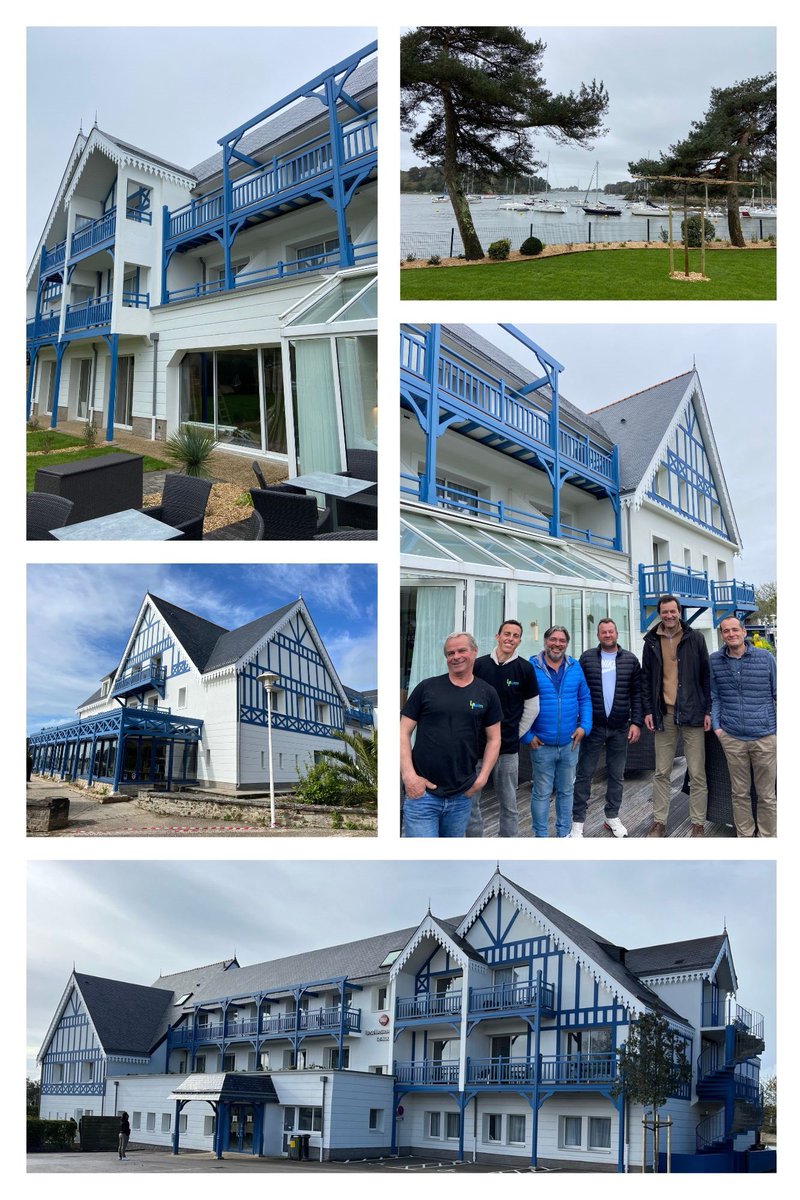 #bestwesternleroof #vannes
 Relookage des façades et ITE. Collaboration entre #ElieLePriolCouverture et #LeBourhis
Fiers d’avoir participé à ce chantier d’exception. Bravo aux équipes 👏👏