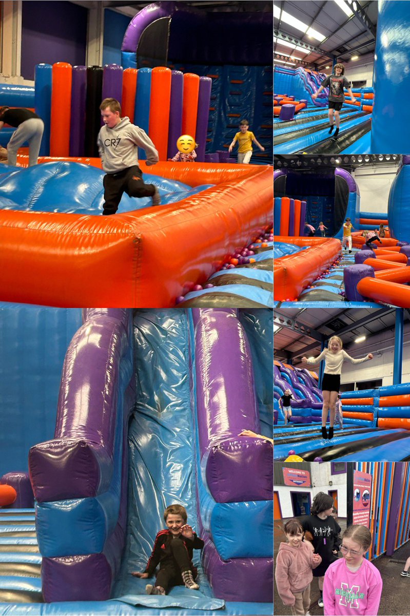 KirstyYSortit's tweet photo. On Wednesday, our Care Connections young people enjoyed a trip to Inflata Nation during our Easter holiday programme ๐ฃ๐๐ฐ everyone had loads of fun and enjoyed going out for some food afterwards ๐๐ #CareConnections #EasterHolidays2024 #InflataNation https://t.co/ijYrSnNOG2
