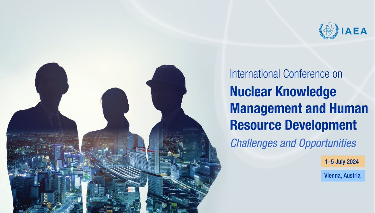 What are the challenges & opportunities for nuclear knowledge management and HR development? How can we develop practical solutions and maintain the HR needed to support nuclear power programmes? Our upcoming conference will discuss this and more: bit.ly/3T54He2
