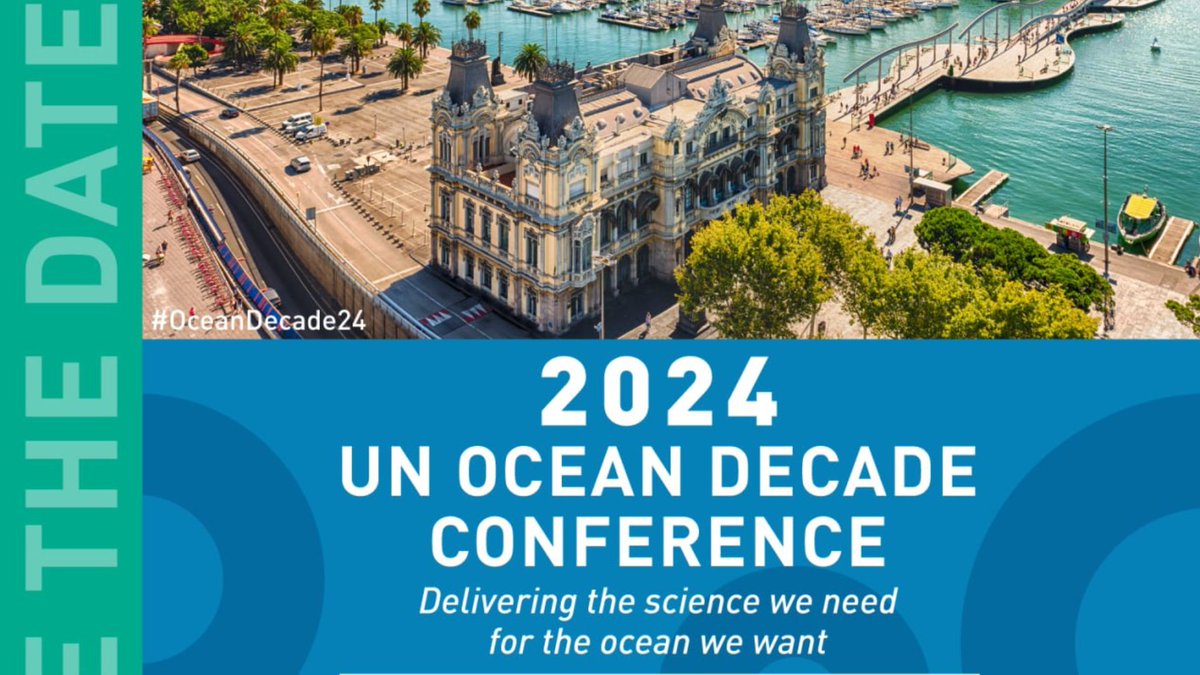 La cimera per definir l'estratègia comuna de protecció de l'oceà ja és aquí 🌊 #OceanDecade @UNOceanDecade L'esdeveniment tindrà del 8 al 12 d'abril a la ciutat de #Barcelona i estem contents de poder participar en alguns dels actes. Tota la info 👇 bit.ly/3vCp1KD