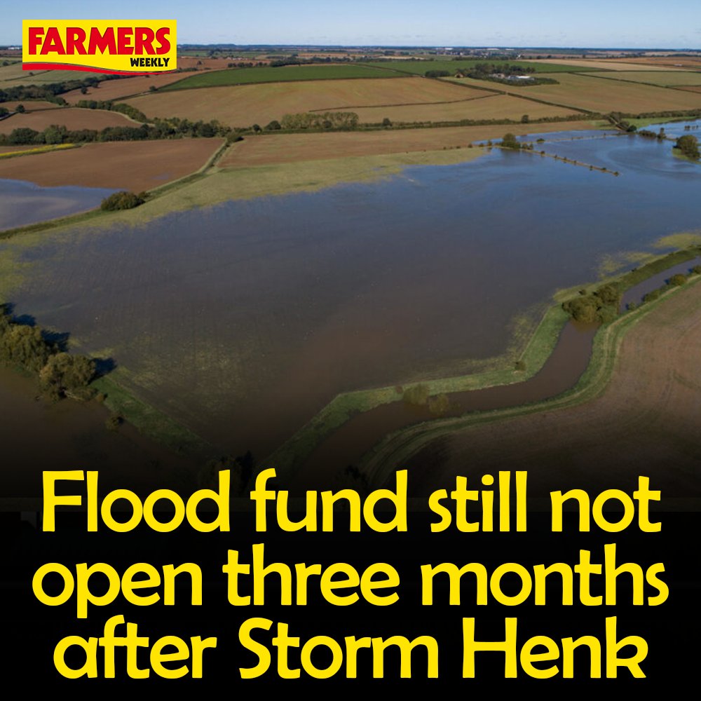 🌧️ Frustration is mounting that a Defra fund designed to help farmers in England recover from winter flooding has yet to open, three months after it was first announced and despite the continuing heavy rainfall. READ MORE: fwi.co.uk/business/payme…