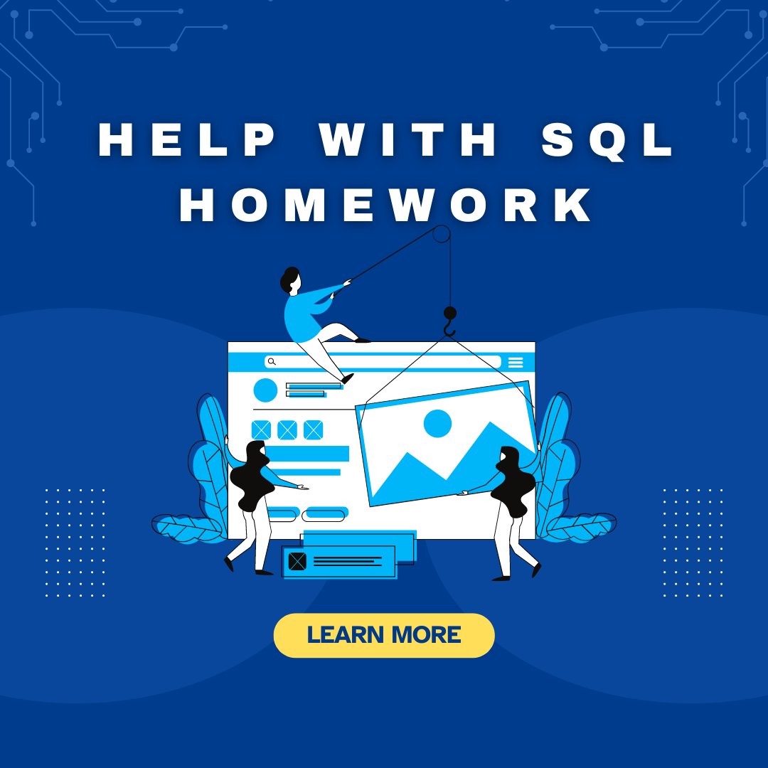 DavidWilliamosn's tweet image. Don't let your homework stress you out – reach out to us for reliable support and ace your assignments with confidence.
Visit us: tophomeworkhelper.com/sql-homework-h…
#SQLHomeworkHelp #ExpertAssistance #AcademicSuccess 📷📷