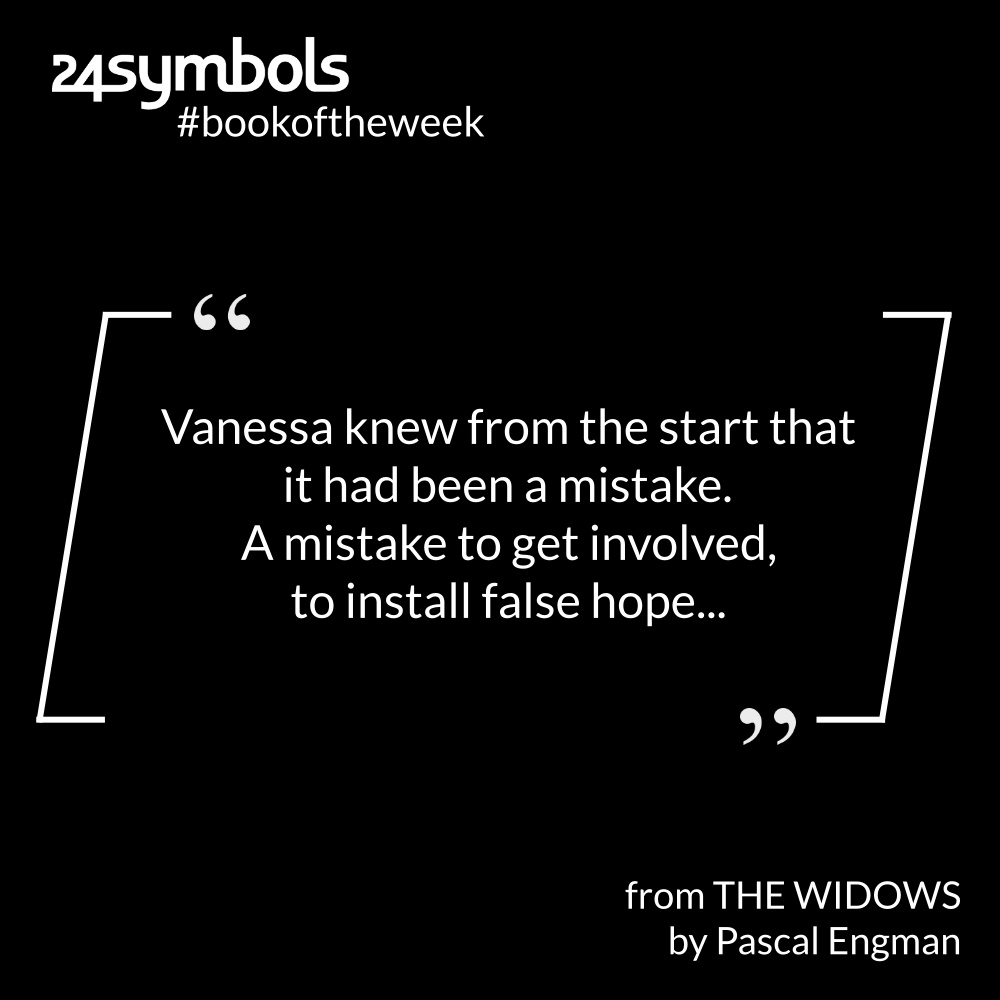 Our favorite detective is back! In our #bookoftheweek THE WIDOWS by international bestselling auhtor <a href="/pascalengman/">Pascal Engman</a>, #VanessaFrank is once again chasing evil and ensuring law and order.

24symbols.com/book/english/p…

@legend_times_ #amreading #bookish #reading #books #ebooks #booklove