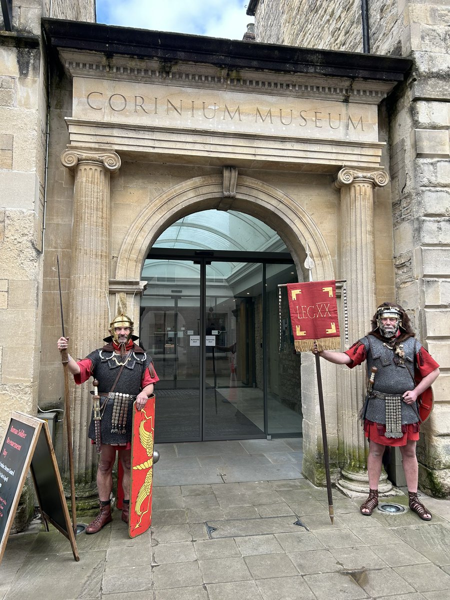 Come along to see The Ermine Street Guard at the Corinium Museum from 10am until 5pm on April 5th and 6th. Parades at 11am, 1.30pm and 3.30pm.