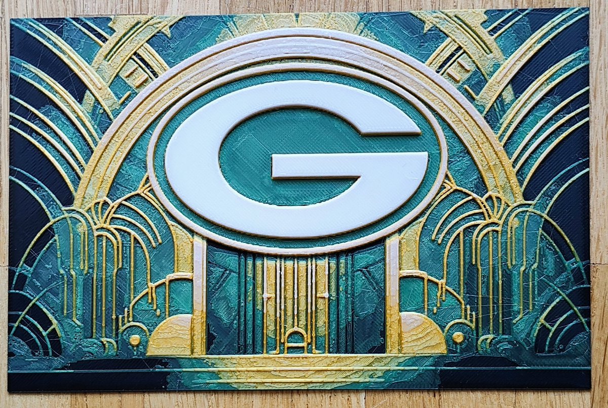 Mal ein bisschen was neues ausprobiert: Das #Packers Logo im #ArtDeco Style...

#GoPackGo #NFL #NFLTwitter #rtlNFL