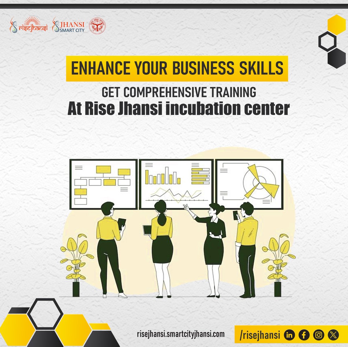 🚀 Ready to launch your business to new heights? Join us at RISE Jhansi Incubation Center! Expert guidance, tailored programs, and networking await. Don't miss out - let's soar together! 

#RISEJhansi #Entrepreneurship #BusinessTraining #RISE #IM #IncubationMasters