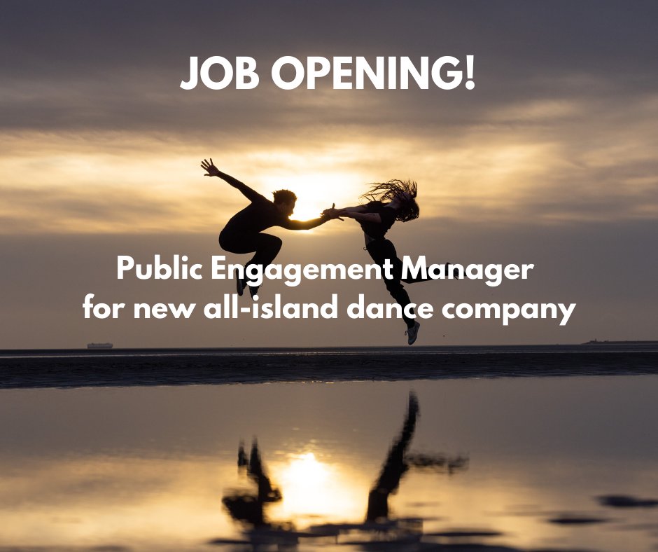 Ireland’s new all-island dance company is seeking an experienced Communications Strategist to lead the Communications Team and develop a Public Engagement strategy.  To apply for this exciting opportunity at a pivotal moment for dance in Ireland visit: theatreforum.ie/job/public-eng…