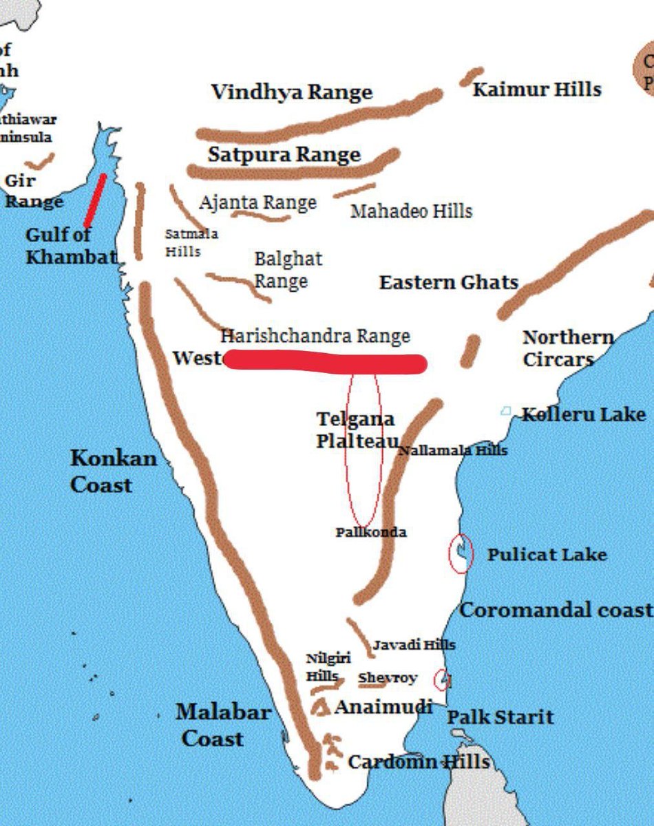 Harishchandra Range

▪️The Harischandra Range is a group of hills in the state of Maharashtra, India.

▪️ It lies in the northwestern region of the Deccan Plateau, between the Godavari and the Bhima rivers

▪️The Kalsubai is the highest peak, Harishchandragad is another important…