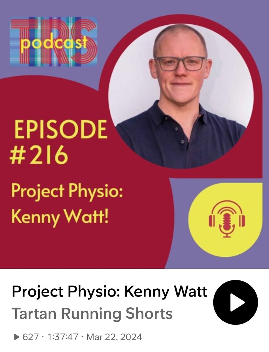 ProjectPhysio's tweet image. 🅿🆁🅾🅹🅴🅲🆃: 🆁🆄🅽

Nice to hear our Director and Physio @KennyWattPhysio on the @Tartanshorts podcast talking all things running, running injury and strength

m.soundcloud.com/user-222995085…

projectphysio.net/project-run

#projectrun