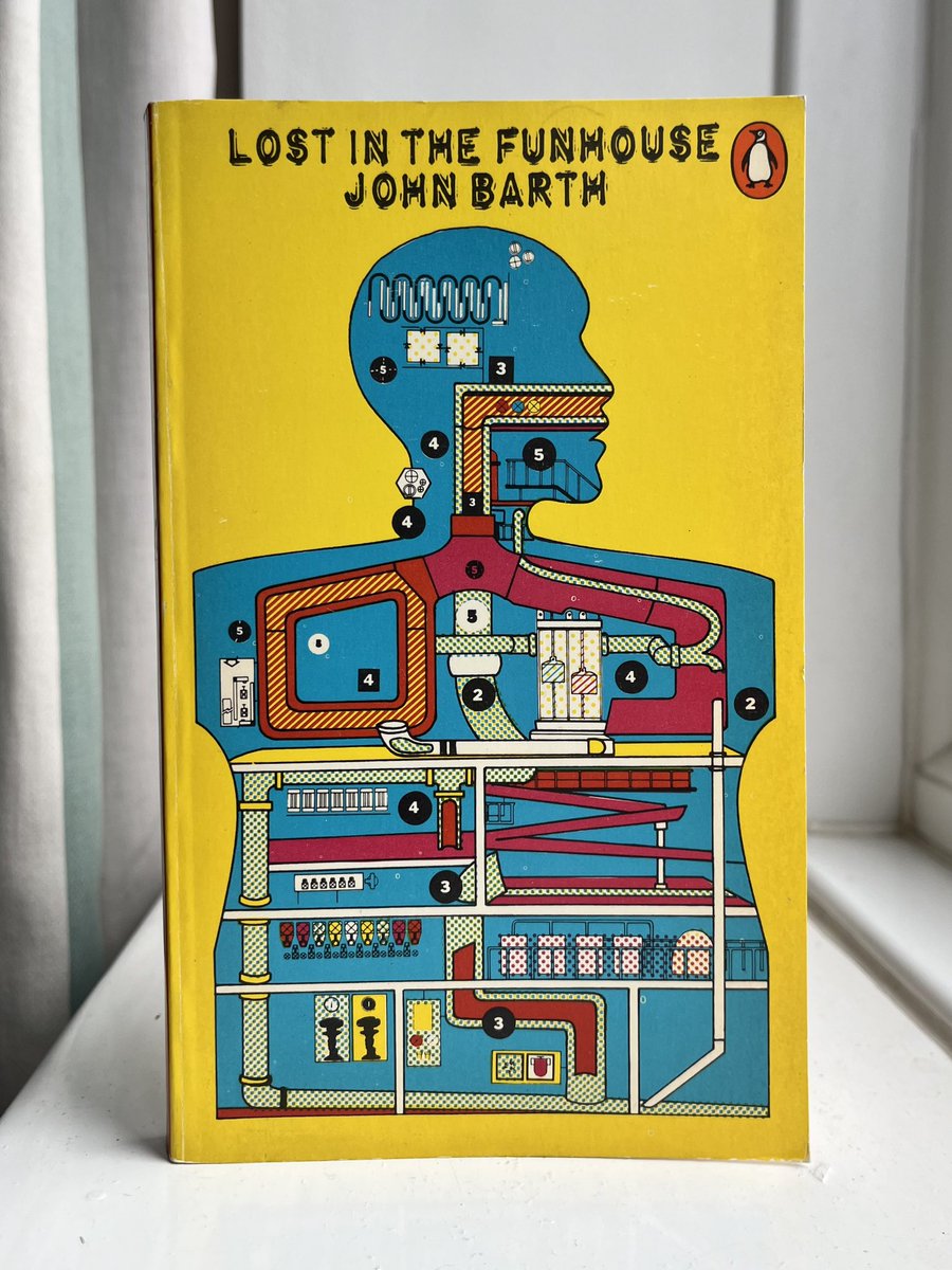 RIP John Barth. Cover by Eduardo Paolozzi.