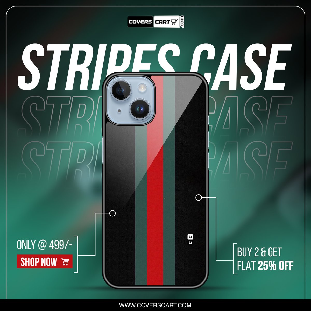 CoversCart's tweet image. Embrace timeless style with our sleek stripes pattern mobile cover. Elevate your device game and make a statement wherever you wander! 
.
Website: coverscart.com
.
Design name: 
coverscart.com/Basic-Colored-…
.
#techfashion #techstyle #backcase #phonecover