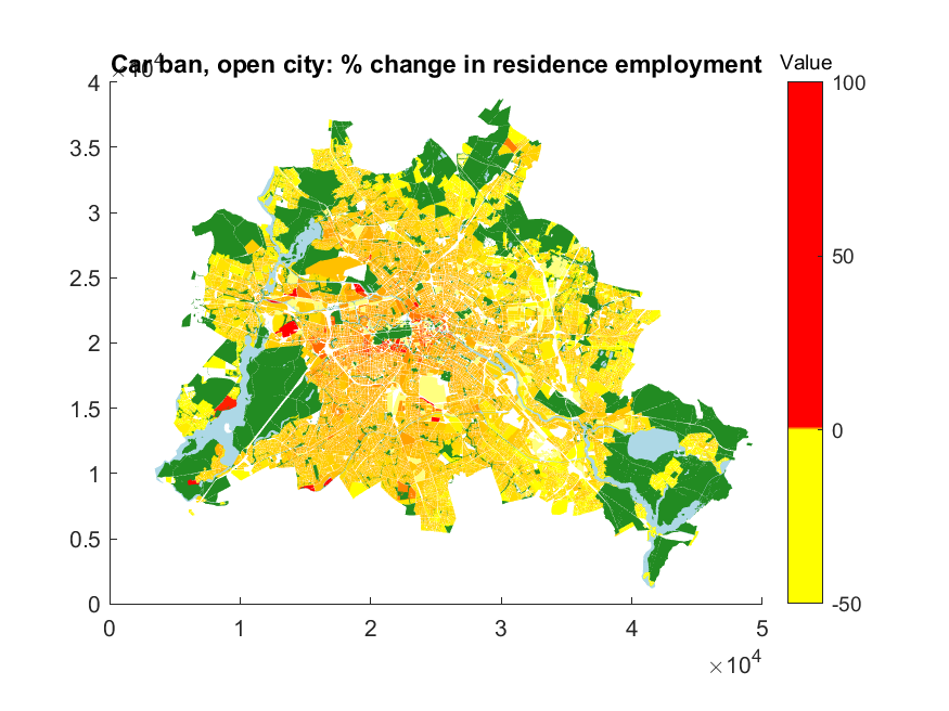 Need a teaching-friendly toolkit of the 'Berlin Wall' model? Codebook w pseudo code for solvers, detailed comments, counterfactuals w and w/o end aggl. forces, open vs. closed city. Maps created within MATLAB! Looking forward to teaching it at @BSE_Berlin github.com/Ahlfeldt/ARSW2…