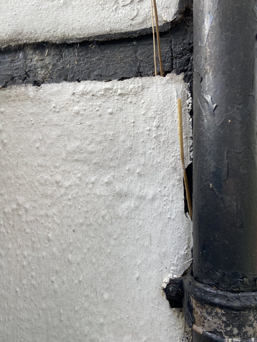 Can anyone recommend a #plasterer on #TheWirral to carry out work to these gable end panels that have ‘come away’? 16thC listed property. #Limeplastering #plaster #Heritageproperty.