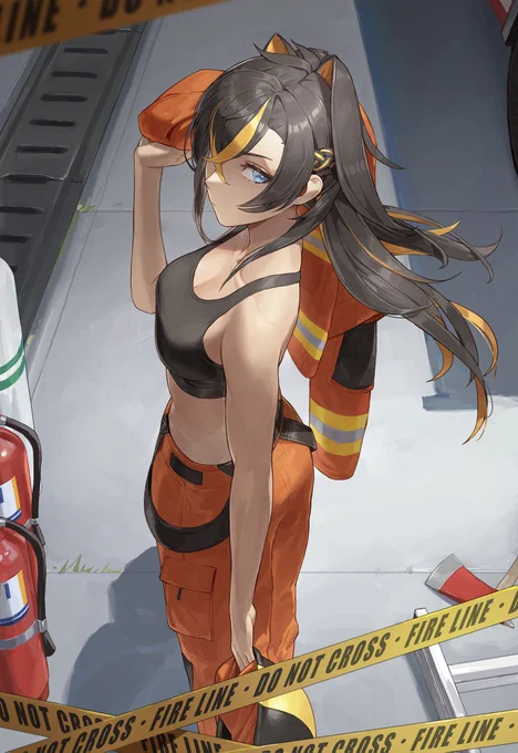 Firefighter Dehya#TeyvatFashion #GenshinImpact 