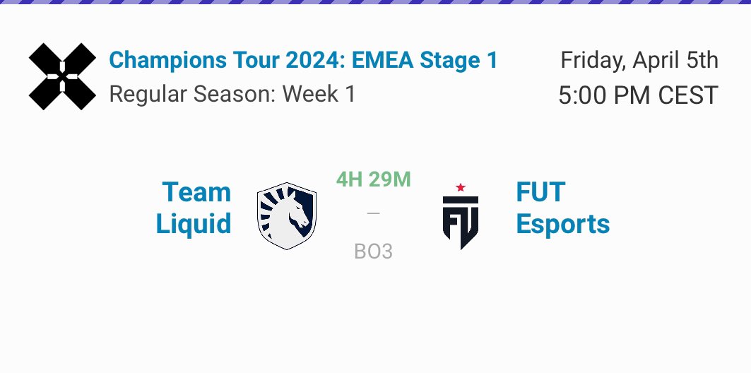 Gameday 👀 #LetsGoLiquid #VCTEMEA