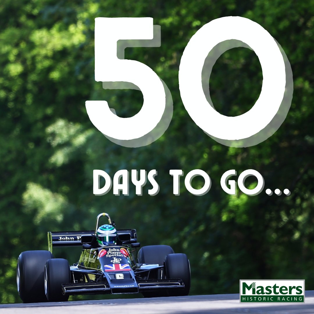 Not long at all until we wind back the clock with the Masters Historic Festival on the Grand Prix circuit 🏁 Get your tickets for 25/26 May now 👇 🎟 brandshatch.co.uk/2024/may/maste…