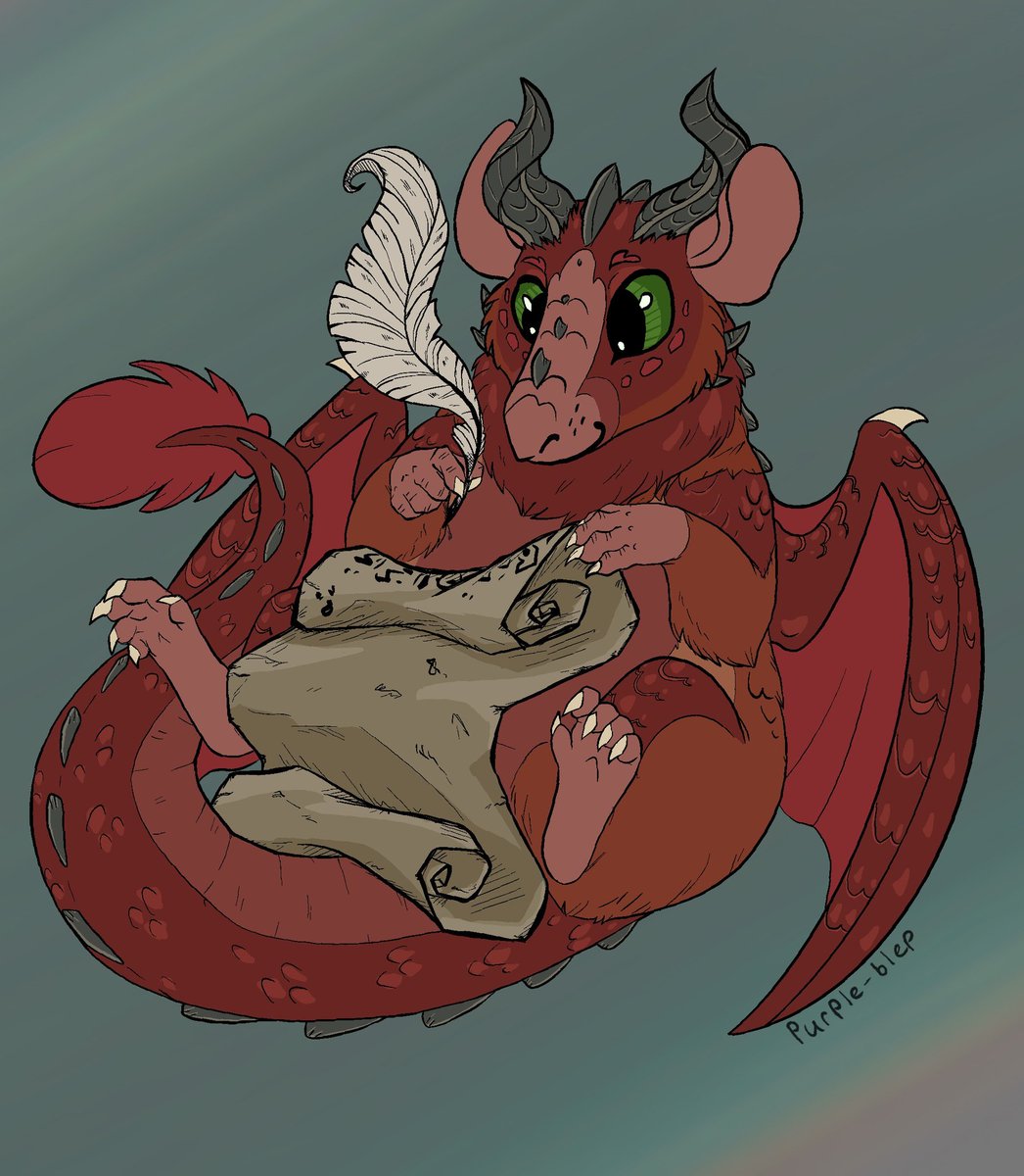 A cute little rat-dragon for <a href="/Mattariel2/">Mattariel</a>
Always have fun drawing critters!