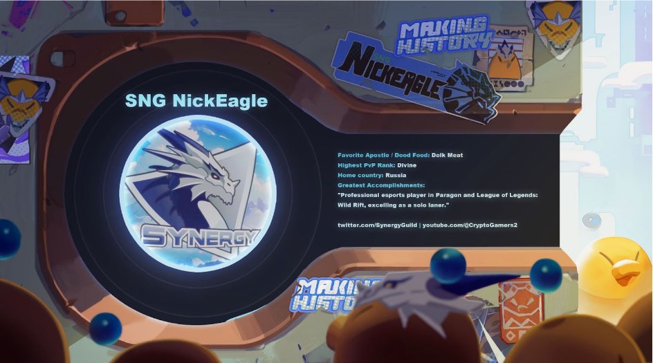 🕹️A professional esports powerhouse in Paragon and LoL, meet NickEagle ! 🦅😡 👑Appointed by @SynergyGuild, armed with the might of his legendary pecks, he's ready to annihilate his opponents! PECK PECK!! 💪🐧 Here’s to NickEagle bringing it home! 👀🍫 #NovaTournament2024