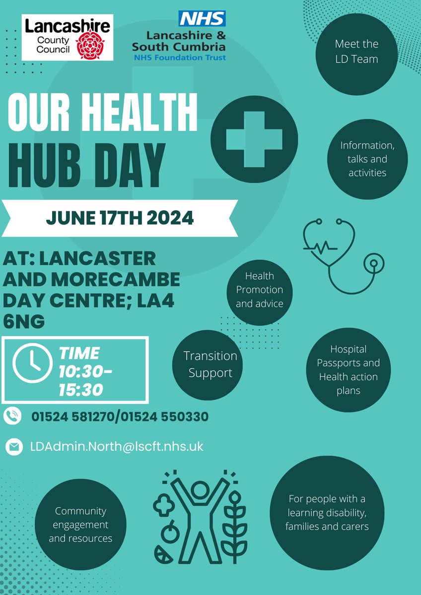 The Bay LD team are working hard to get Our Health Hub Day ready. We really hope to bring our local services together to promote health and well being, reasonable adjustments and local resources! Very exciting 🥰 @SarahDufffin @JennyPratt42 @BeyNaveed