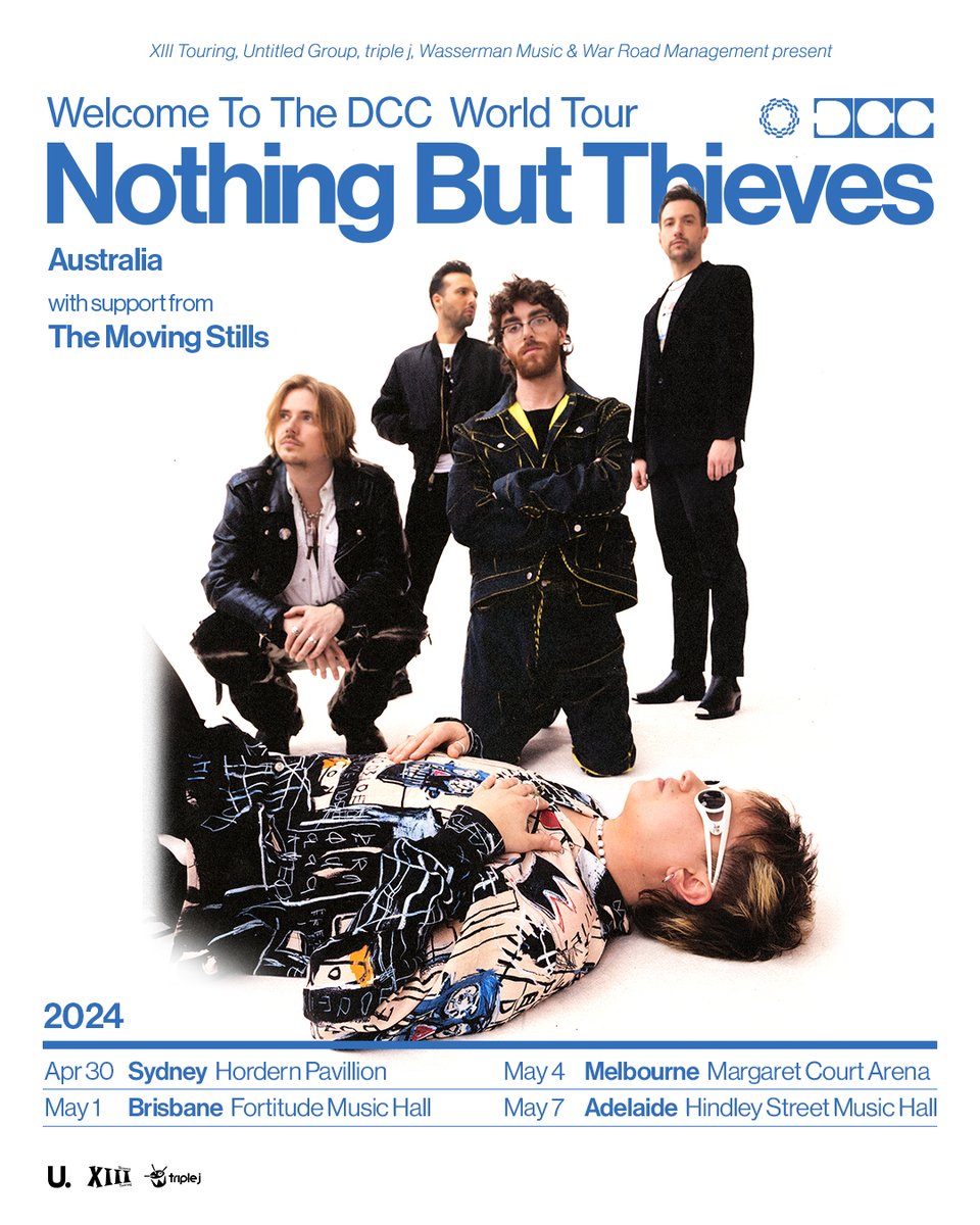 :: Australia, time's ticking. Less than a month until tour with @themovingstills starts, so get your tix now. nbthieves.com/events/ ::