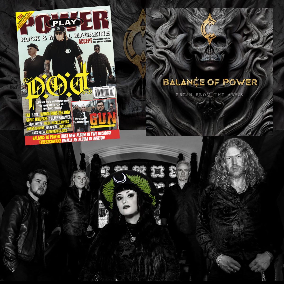 Stampede Press UK (@stampedepressuk) on Twitter photo 🗣️ “Intricate guitars, hard hitting drums, soaring vocals phenomenal range. Fresh from the Abyss is a fine release.”
8/10 ⭐️⭐️⭐️⭐️⭐️⭐️⭐️⭐️
<a href="/Powerplaymag/">POWERPLAY</a> <a href="/BalanceOfPowerA/">Balance Of Power Band</a> <a href="/MindHexMedia/">Adrian Hextall</a> 👌
powerplaymagazine.co.uk
#balanceofpowerstampede #stampedepress #musicpr #musicmarketing 🗣️ “Intricate guitars, hard hitting drums, soaring vocals phenomenal range. Fresh from the Abyss is a fine release.”
8/10 ⭐️⭐️⭐️⭐️⭐️⭐️⭐️⭐️
<a href="/Powerplaymag/">POWERPLAY</a> <a href="/BalanceOfPowerA/">Balance Of Power Band</a> <a href="/MindHexMedia/">Adrian Hextall</a> 👌
powerplaymagazine.co.uk
#balanceofpowerstampede #stampedepress #musicpr #musicmarketing