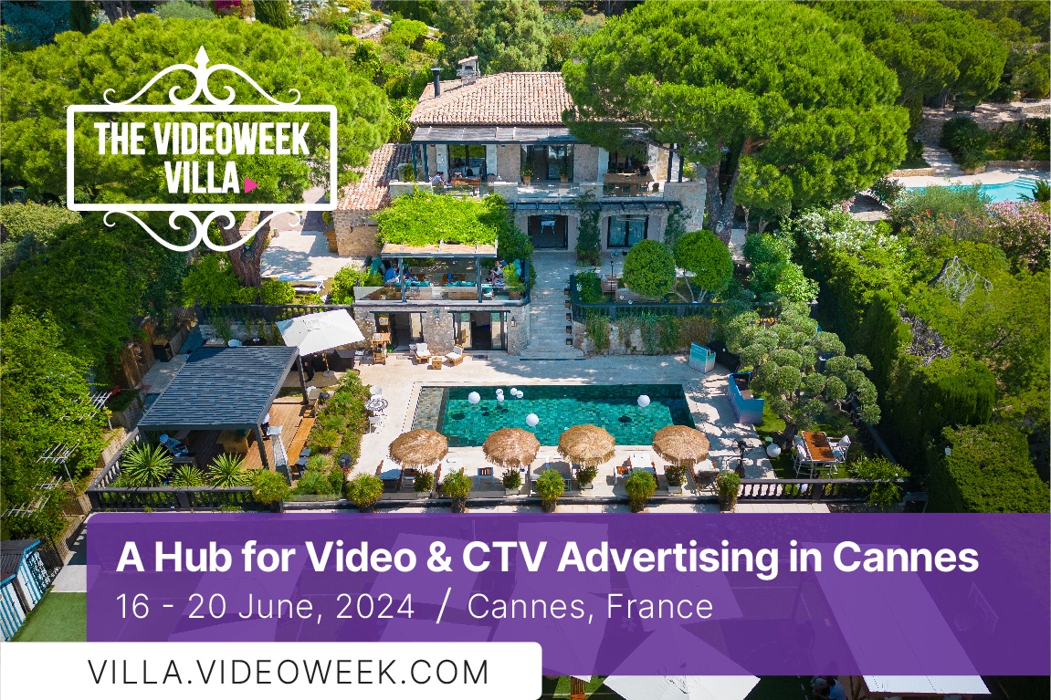 We are excited to let you know that the VideoWeek Villa will be returning this June 16-20, 2024. The villa will be a hub for industry leaders working in video and CTV advertising. Interested in partnering? You can get in touch below: villa.videoweek.com #VideoWeekVilla24